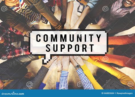 Community Support Connection Togetherness Society Concept Stock Photo