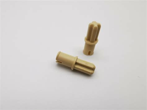 Lego Technic Axle 3749 Tan Beige 1 2 4 10 Pin Without Friction Ridges