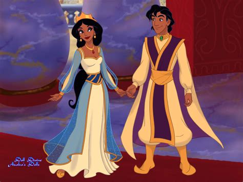 Sultan Aladdin and Sultana Jasmine by PhantomPhan21 on DeviantArt