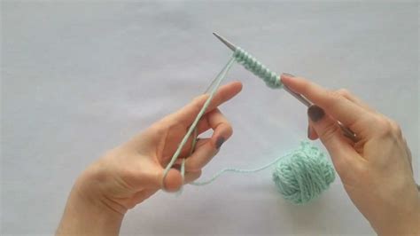 How To Knit Casting On For Beginners Youtube