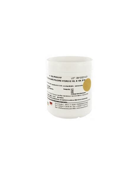 Colorant Brun Caf S Varome Pot Gr