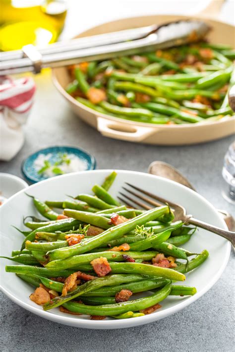 The Best Sautéed Green Beans with Bacon The Novice Chef