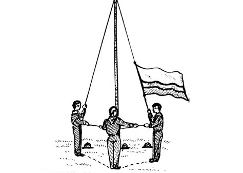 Ceremonia De Izada Y Arriada De La Bandera Scouts Marinos