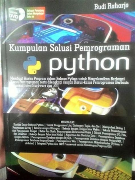 Buku Kumpulan Solusi Pemrograman Phyton Budi Raharjo Lazada Indonesia