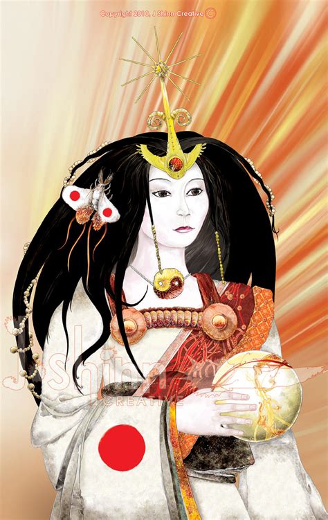 Amaterasu Japanese Sun Goddess By Jshinncreative On Deviantart