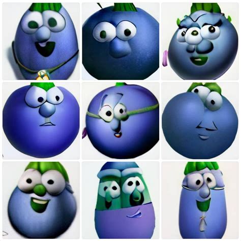 Madame Blueberry Veggietales 9 In 1 By Penguindareangel12 On Deviantart