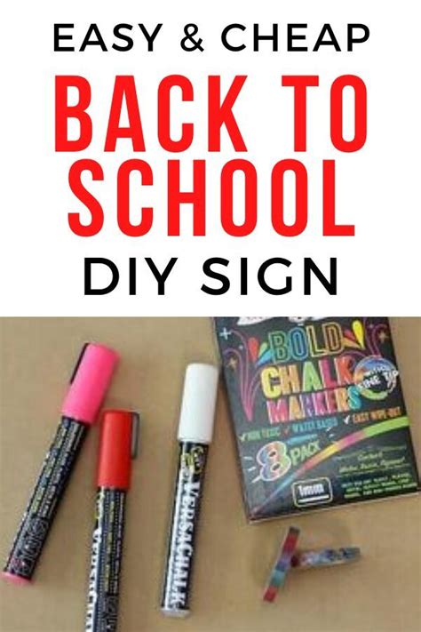 Diy Free Back To School Sign 1st Day Diy Signs School Signs Diy