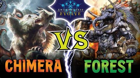 Chimera Runecraft Vs Elephant Forest Shadowverse Evolve Gameplay