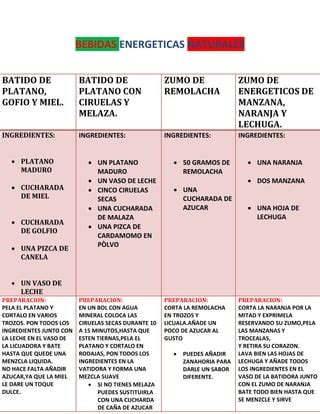 Bebidas Energeticas Naturales PDF