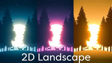 How to EASILY Draw 2D Landscapes in Photoshop ep. 03 - Nemanja Sekulic ...