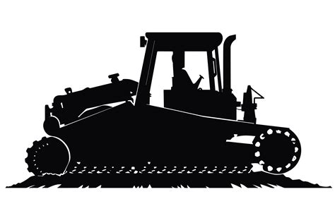 Silhouette of Construction Equipment Graphic by jesmindesigner ...