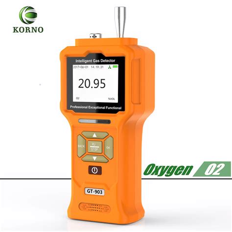 Portable O2 Gas Analyzer Oxygen Gas Detector Oxygen Analyzer With Alarm 0 30 Vol China