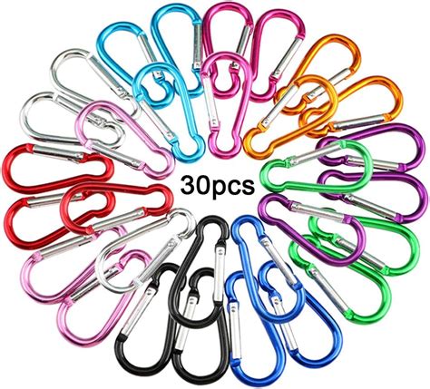 Fularr Pcs Premium Gourd Shaped Aluminum Alloy Locking Carabiner Set