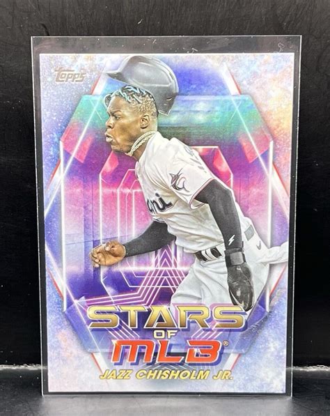 Topps Series Stars Of Mlb Smlb Jazz Chisholm Marlins Ebay