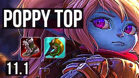 Poppy Vs Jax Top Rank 2 Poppy 2 0 4 1 7m Mastery 500 Games Kr