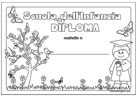 Diploma Scuola Infanzia Per Bambini TuttoDisegni