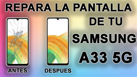 C Mo Reemplazar La Pantalla Con Marco De Un Galaxy A G Youtube