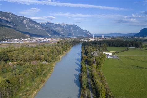 Correction du Rhône coup d envoi des travaux de la première étape sur