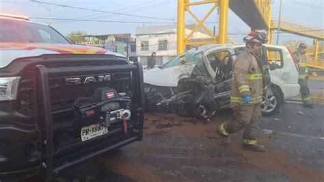 Conductor Muere Prensado Al Estrellarse Contra Puente En Monterrey