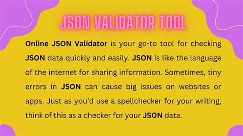 JSON Validator tool