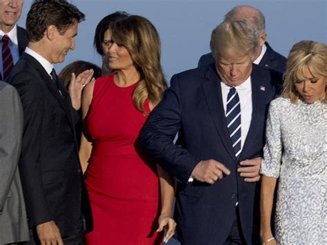 Melania Trump Justin Trudeau G7 Air Kiss Like A ‘vogue Ad