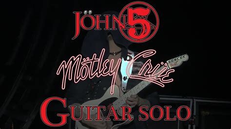 MÖTLEY CRÜE John 5 Guitar Solo Covers Blitzkrieg Bop LIVE