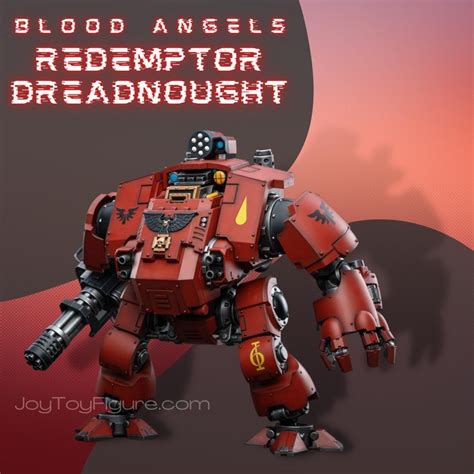 JoyToy Action Figure Warhammer 40K Blood Angels Redemptor Dreadnought