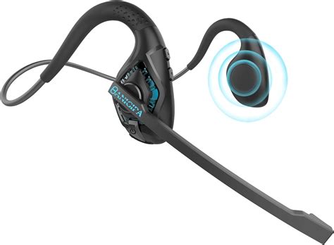 Banigipa Bluetooth Headset With Boom Microphone Open Ear Headphones W Noise