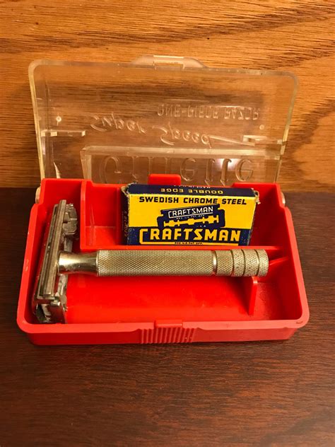 Vintage Gillette Super Speed Razor Set 1950 S Shaving Kit Collectible Gillette Safety Razor In