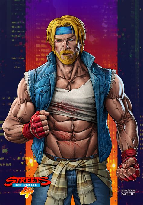 ArtStation AXEL STONE Streets Of Rage 4 Sadece Kaan Stone Street