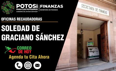 Secretar A De Finanzas En Soledad De Graciano S Nchez Slp Oficinas