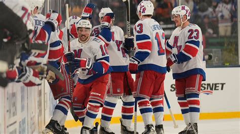 Rangers beat Islanders in outdoor game at MetLife Stadium