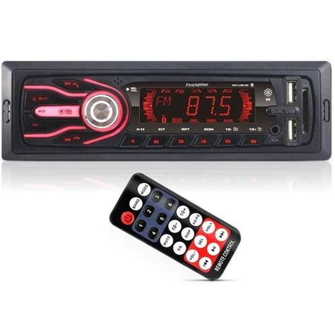 Som Automotivo MP3 Player 5566SE First Option Bluetooth Entrada