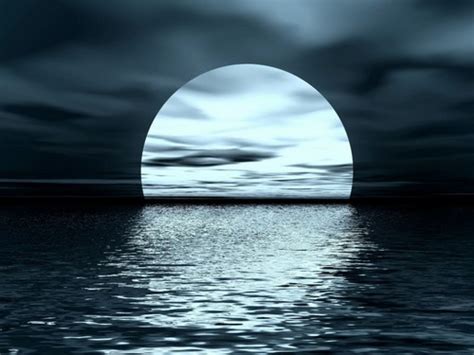 🔥 [40+] Moon Over Ocean Wallpapers | WallpaperSafari