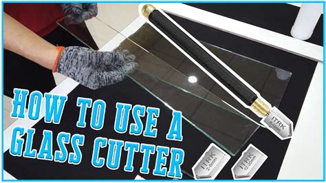 How To Cut Glass With Glass Cutter Camdios Youtube