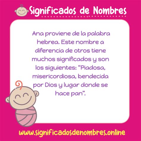 Significado del nombre Ana Origen Santoral y Más