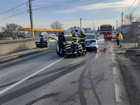 Trafic rutier blocat în urma unui accident neamt press