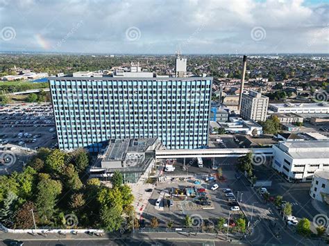 Aerial View of Hull Royal Infirmary, Hull University Teaching Hospitals NHS Trust, Hull Stock ...