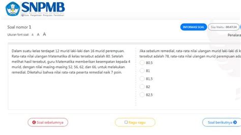 Contoh Soal Snbt Materi Penalaran Matematika Lengkap Kunci