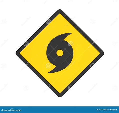 Hurricane Harvey Text On Warning Signs Illustration | CartoonDealer.com ...