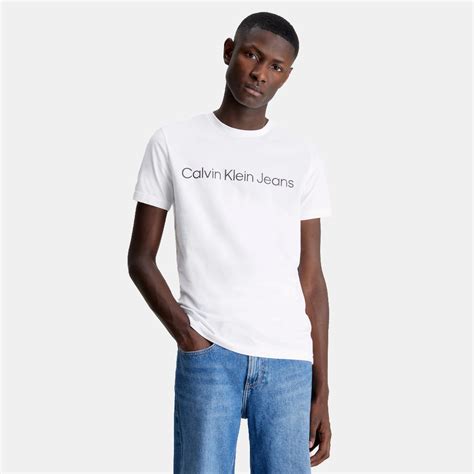 Calvin Klein Core Institutional Logo Slim Tee Bright White J30j322552 Yaf