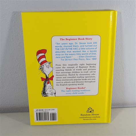 Dr Seuss Book One Fish Two Fish Red Fish Blue Fish 1988 Renewed Edition ...