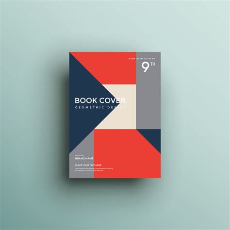 Brochure background with geometric shapes, book cover design 3163509 ...