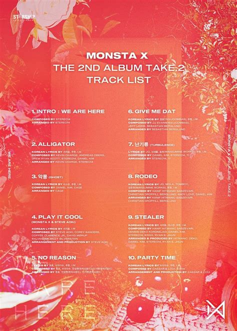 Monsta X To Steal The Spotlight With We Are Here Track List