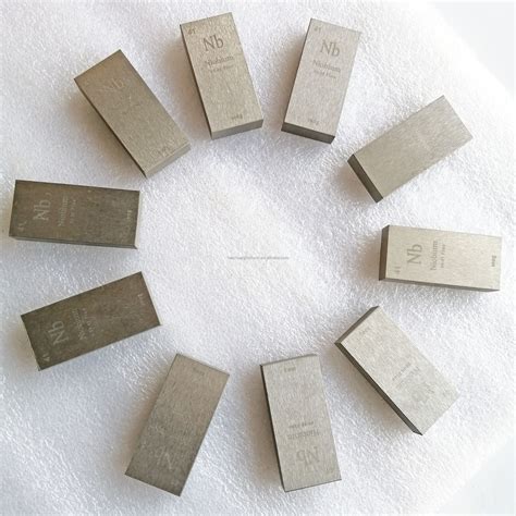 Niobium Rod Plate Blank Cube Customized Niobium Titanium Alloy Nb Ti