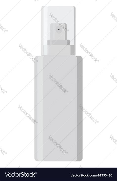 White Spray Bottle On A Background Royalty Free Vector Image