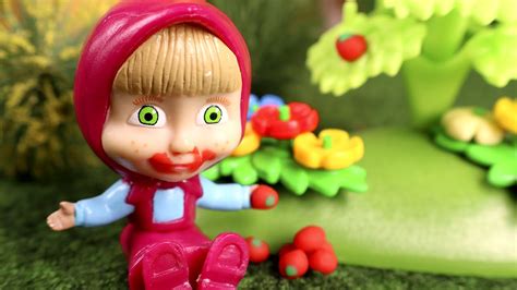 Masha And The Bear Toys 🐻 Masha Eats Bad Berries ️ Youtube