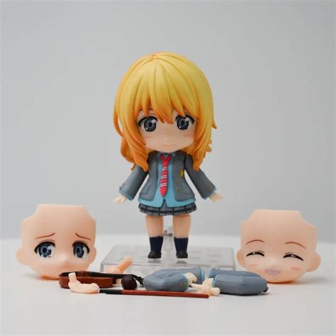 Your Lie In April Nendoroid Miyazono Kaori 2113 Pvc Anime Action Figure Collection Model Toys