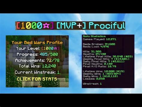 Solo Bedwars Wins In The Same Game Of Minecraft Hypixel