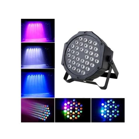 Canhao Refletor Par Led 54 Leds 3w Real Rgb Triled Dmx Dj Escorrega O